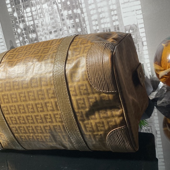 Authentic Fendi Zucca Monogram Boston Bag - Picture 15 of 17